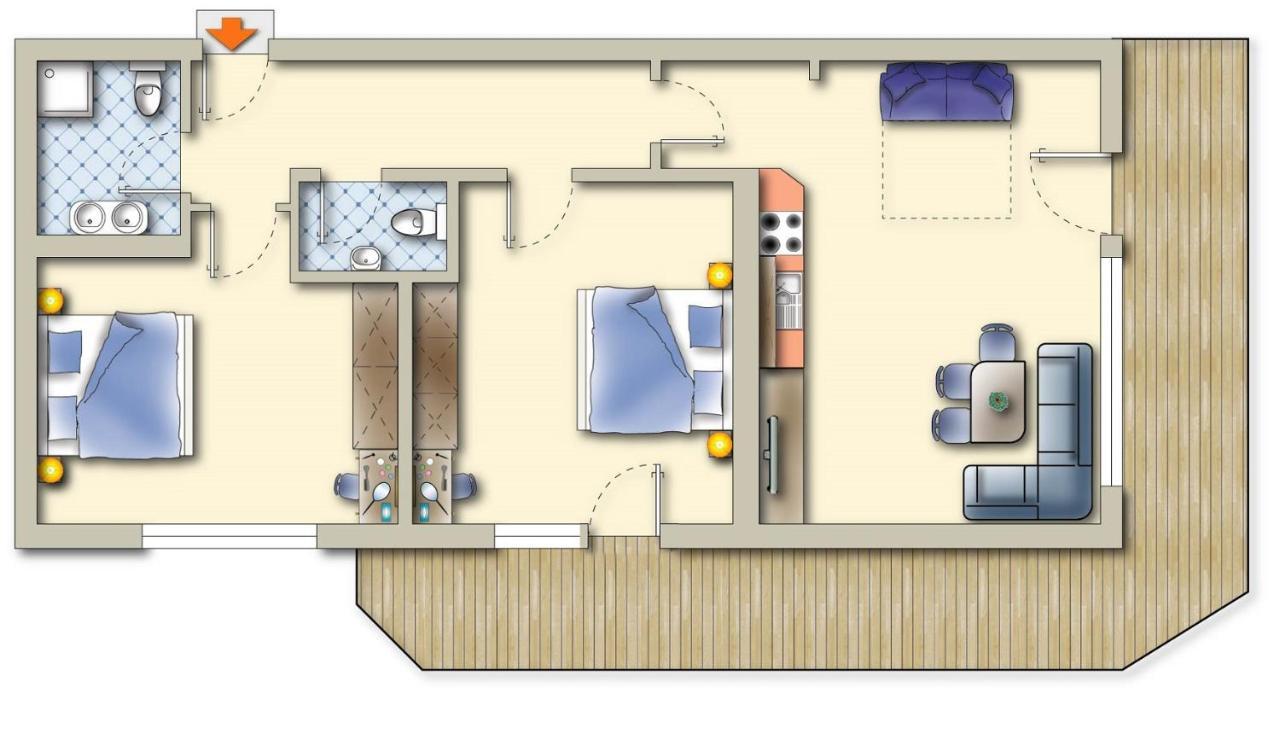 Appartments Alpina Майерхофен Екстериор снимка